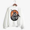 Samurai Japan Warrior White Sweatshirts