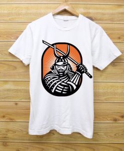 Samurai Japan Warrior WhiteT-shirt
