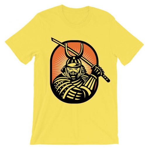 Samurai Japan Warrior YellowT-shirt