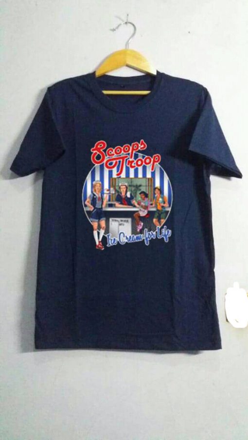 Scoops Ahoy Troops Blue NavyT Shirt