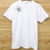 Spider Brooch Unisex T-shir White