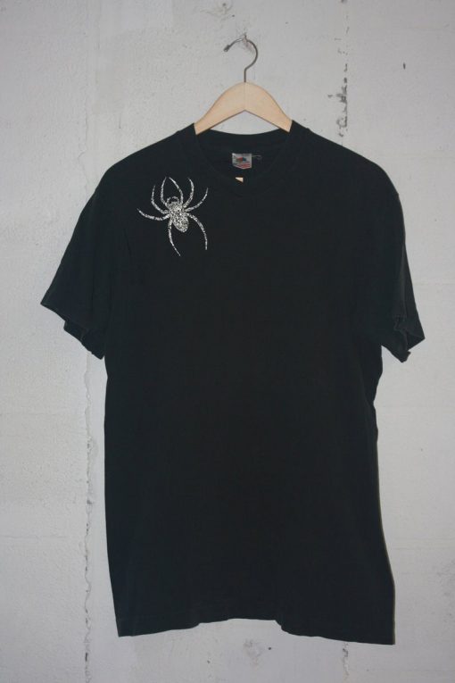 Spider Brooch Unisex T-shirt Black