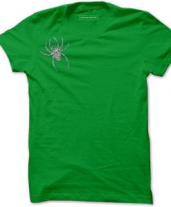 Spider Brooch Unisex T-shirt Green