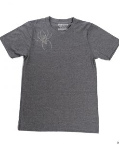 Spider Brooch Unisex T-shirt Grey Asphalt