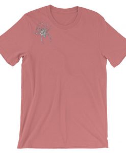 Spider Brooch Unisex T-shirt Shoft Pink