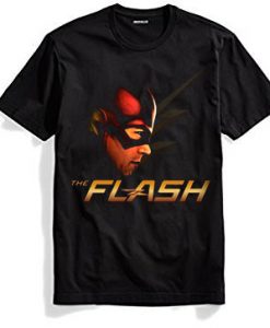 The Flash Justice League DC comics Black Tshirt