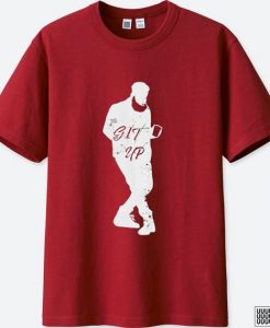 The Git Up Style Logo Red Maroon Tees