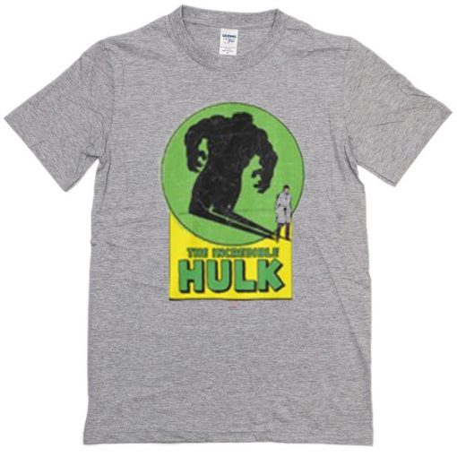 The Incredible Hulk T Shirt Grey