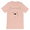 We Bare Bears Ice Bear T Shirt Pink