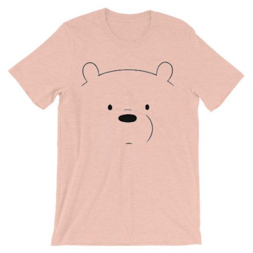 We Bare Bears Ice Bear T Shirt Pink