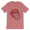 ZTA Zeta Tau Alpha Retro Vintage T-Shirt Shoft Pink
