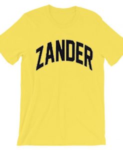 Zander Yellow Tshirts.