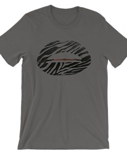 Zebra Lips shoft grey t shirts