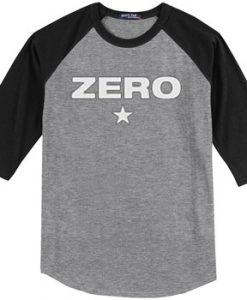 Zero Unisex Baseball Grey t shirts