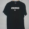 Zero Unisex Black t shirts