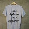daydreamer and night thinker grey tees