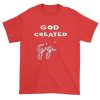 god created gigi red t shirts