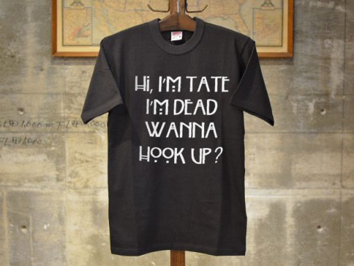 hi i’m tate i’m dead wanna hook up black t shirts