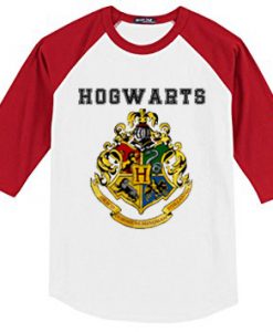 hogwarts logo harry potter Unisex Baseball T shirts