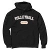 volley ball est 1895 black hoodie