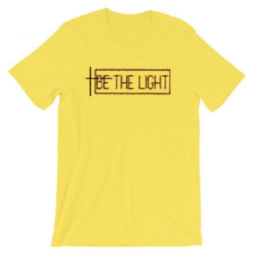 Be The Light yellow t shirts