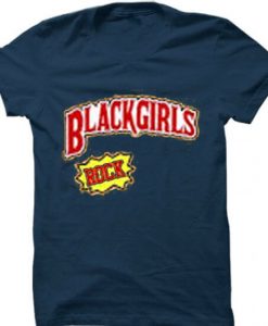 Black Girls Rock blue navy t shirts