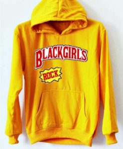Black Girls Rock gold yellow Unisex hoodie
