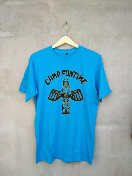 Camp Funtime blue t shirts