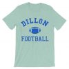 Dillon Panthers Football white blue mint t shirts