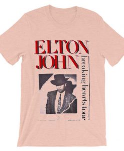 Elton John Breaking Hearts pink T Shirt