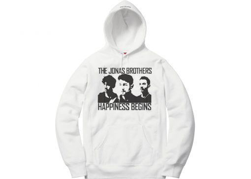 Jonas Brothers Happines begin premium White Hoodie