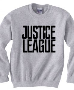 Justice League Exclusive grey sweatshirts