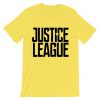 Justice League Exclusive yellow t shirts