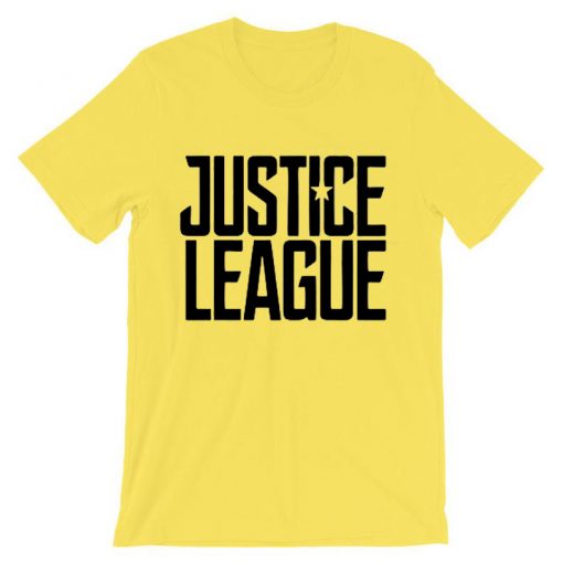 Justice League Exclusive yellow t shirts