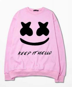 Keep It Mello Pink Sweatshirts