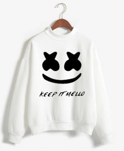 Keep It Mello White Sweatshirts