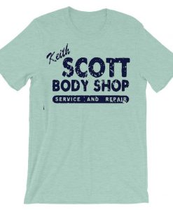 Keith SCOTT Body Shop One Tree Hill Unisex blue sea t shirts