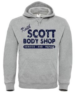 Keith SCOTT Body Shop One Tree Hill Unisex grey Hoodie