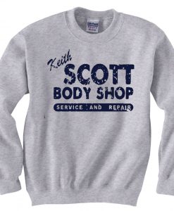 Keith SCOTT Body Shop One Tree Hill Unisex grey sweatshirrts