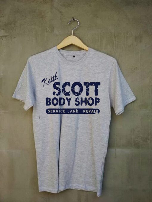 Keith SCOTT Body Shop One Tree Hill Unisex grey tees