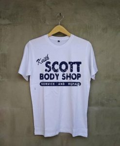 Keith SCOTT Body Shop One Tree Hill Unisex white tees
