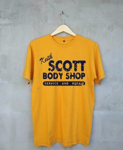 Keith SCOTT Body Shop One Tree Hill Unisex yellow tees