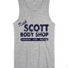 Keith SCOTT Body Shop One Tree Hill grey tank top