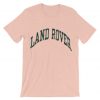 Land Rover Unisex pink t shirts
