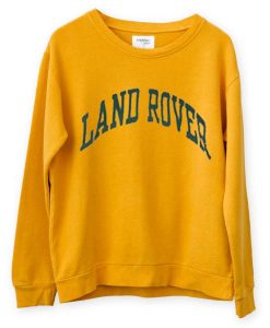 Land Rover Unisex yellow Sweatshirts