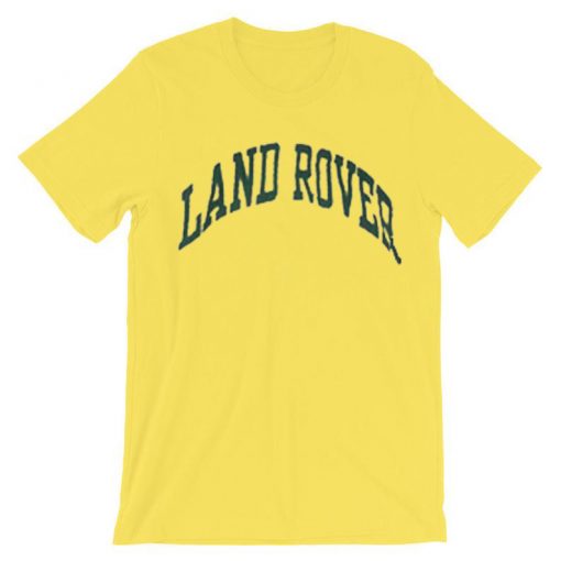 Land Rover Unisex yellow t shirts
