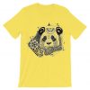 Mandala Panda yellowT-shirt