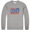 Nick Jonas Running for President grey sweatshirts