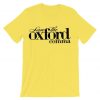 Oxford Comma Yellow tshirts