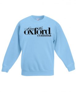 Oxford Comma Blue Sea Sweatshirts
